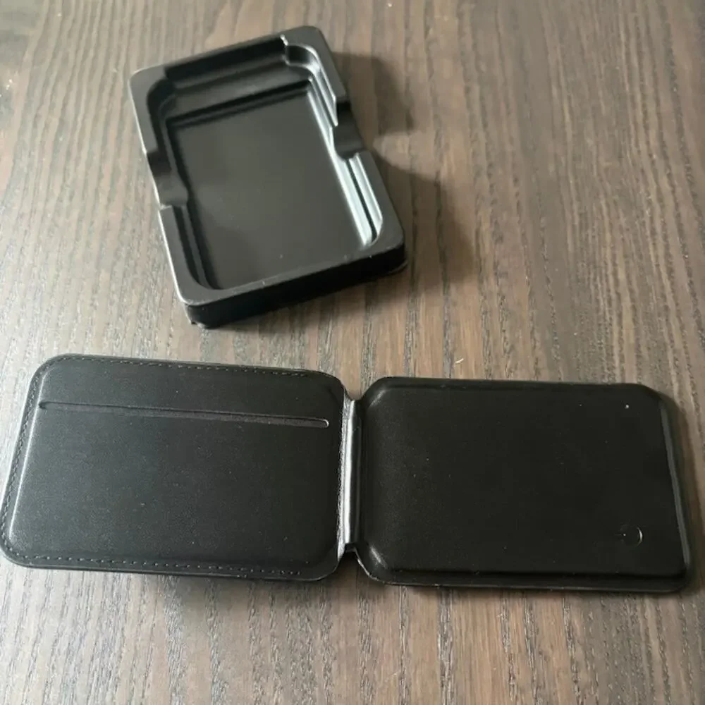 Magtrack Wallet Stand Works with Apple Find My, Magnetic Wallet for iPhone